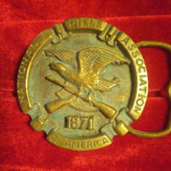 nra belt buckle